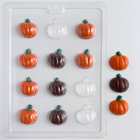 Medium Pumpkin Pieces Candy Mold