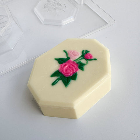 Pour Box With Rose Candy Mold