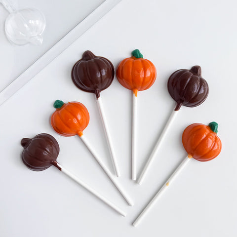 Pumpkin Lollipop Chocolate Mold
