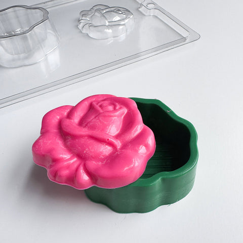 Rose Pour Box Candy Mold