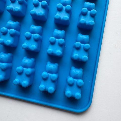 silicone bear gummy mold for making gummy candy, chocolate, ice and more.