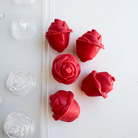 3D Small Rose Pieces Candy Mold