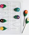 small daisy lollipop candy mold