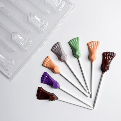 Small Feet Lollipop Candy Mold