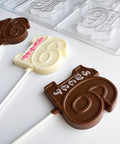 sweet sixteen lollipops and chocolate mold