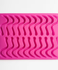 worm silicone mold for making gummies, molding chocolate, hard candy, and more. Mold makes 20 worms at a time.