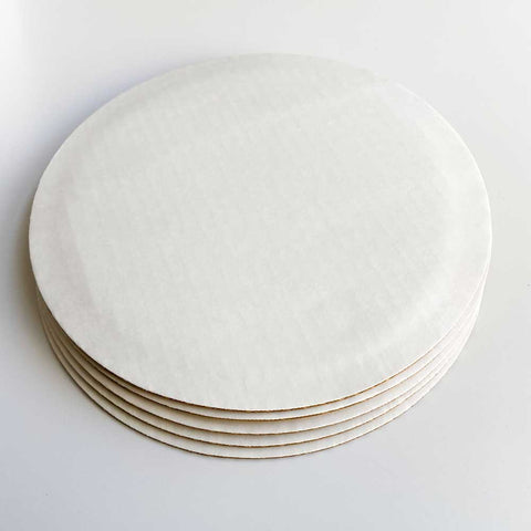 10 in. Waxed Round Cake Boards - Confectionery House