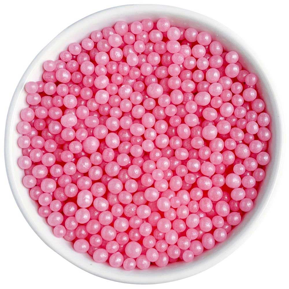Pearl Pink Candy Beads, Pink Candy