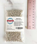 4mm Silver Dragee Pearls