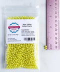4mm yellow edible sugar pearls