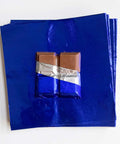 4 X 4 in. Dark Blue Foil Candy Wrappers