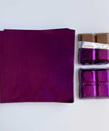 4x4 inch Purple Raspberry Foil Candy Wrappers | Chocolate Bar Wrappers