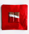 4 X 4 in. Red Foil Candy Wrappers