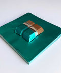 4x4 inch Teal Foil Candy Wrappers for chocolate bars