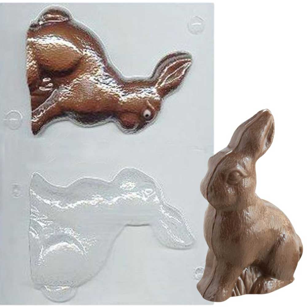 Bunny Hard Candy Sucker Mold