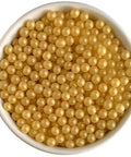 5mm Gold Edible Pearls