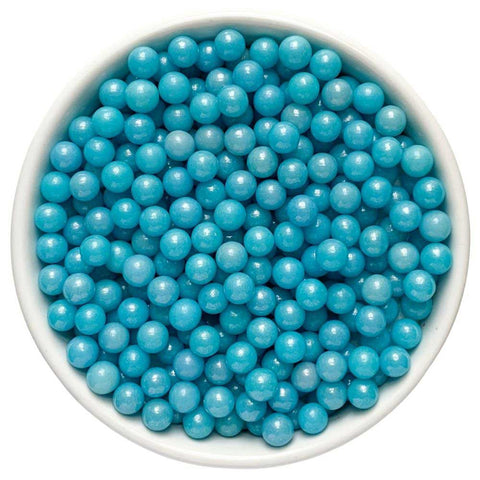 6mm Blue Edible Pearls