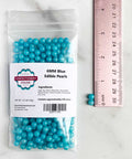 6mm Blue Sugar Pearls