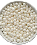 6mm White Edible Pearls