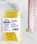 6mm Yellow Edible Sugar Pearls