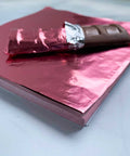 6x6 Pink Candy Foil Wrappers