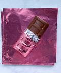 6x6 Pink Chocolate Foil Wrappers