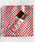 6 X 6 in.  Valentine Foil Candy Wrappers