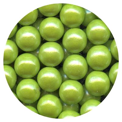 Sixlets Pearl Lime Green 10MM 