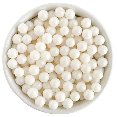 8MM White Edible Pearls 
