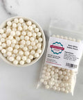 8mm White Edible Sugar Pearls