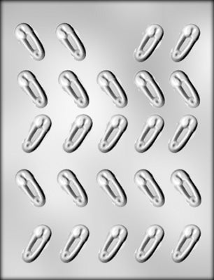 small safety pin candy mold