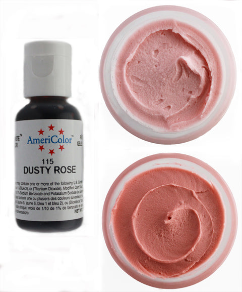 AmeriColor Dusty Rose Gel Paste Food Color .75 Ounce