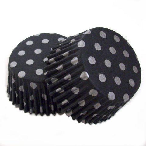 Black with Silver Dots standard cups