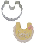 Baby Bib Cookie and Cutter