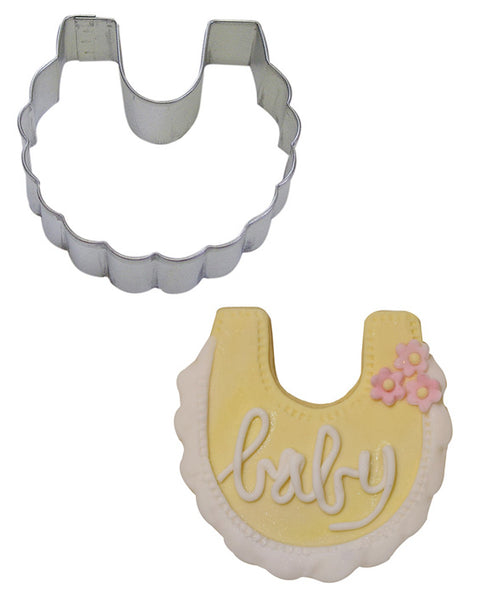 Baby Bib Cookie and Cutter