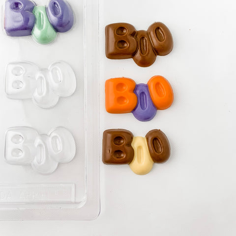 Boo Pieces Chocolate Mold | Halloween Chocolate Molds