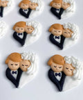 Bride and Groom Icing Pieces Image
