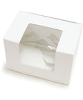 1/4 LB. White Easter Egg Box with Window