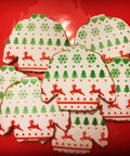 Christmas Sweater Decorated Cookie