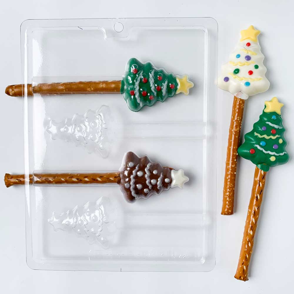 Christmas Tree Pretzel Rod Candy Mold - Confectionery House