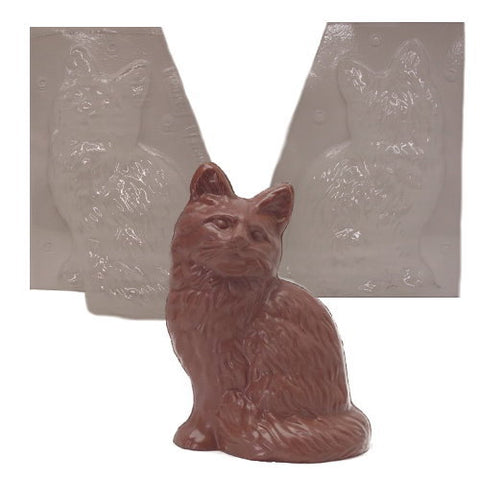 Large 3-D sitting Cat and Mold