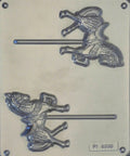 show horse pop candy mold