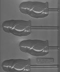 penguin with scarf pop candy mold