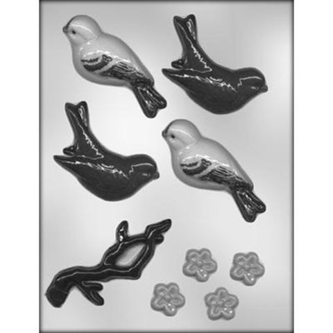 Birds and Blossoms Candy Mold 