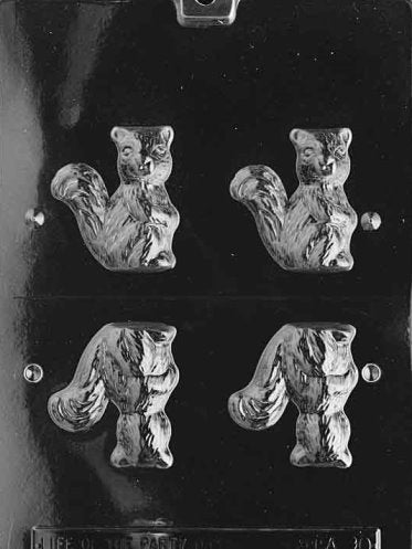 3-d squirrel candy mold