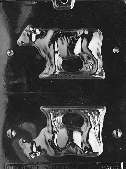 3-D cow candy mold