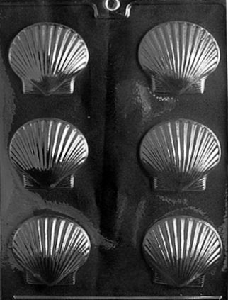 Medium Seashells Candy Mold - Confectionery House