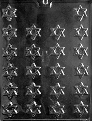 bite size star of david candy mold
