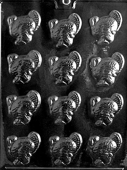 Small Turkey Pieces Candy Mold