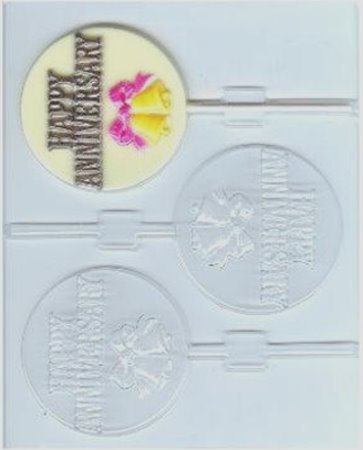 happy anniversary wit Bells Pop candy mold
